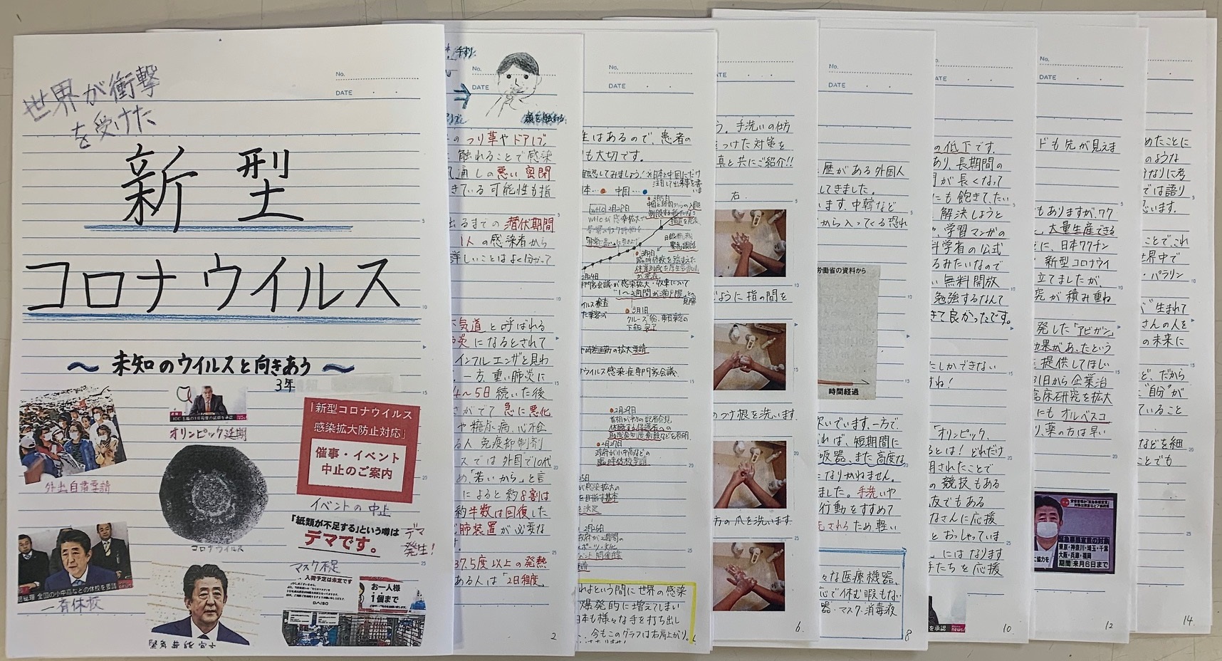 中３生から自学レポートが届きました 京都女子中学校 高等学校